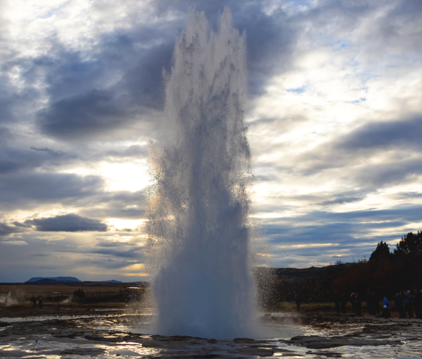 Geysir outbreak