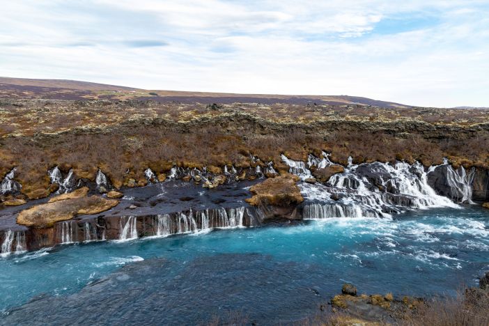 Hraunfossar waterfall