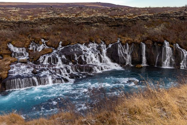 Hraunfossar waterfall