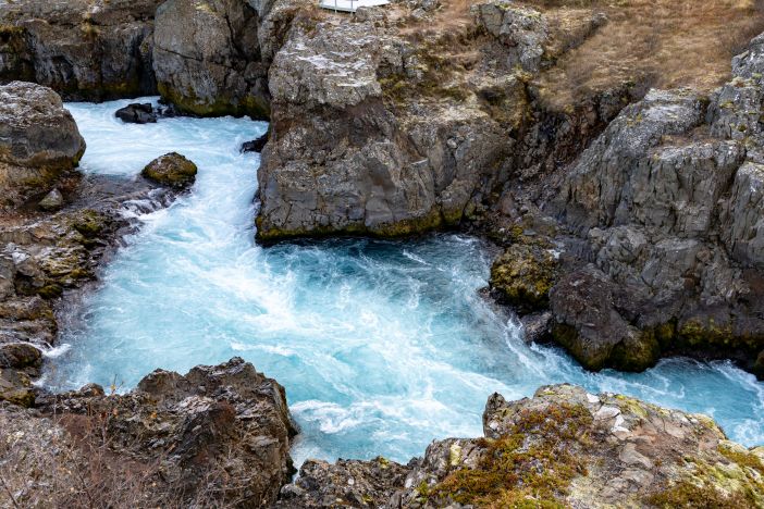 Hraunfossar waterfall