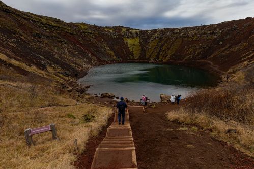 Gullfoss Waterfall view alternative
