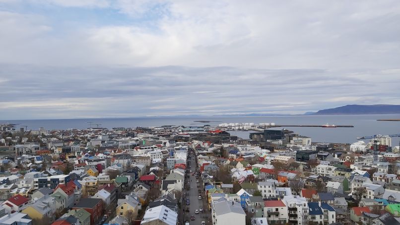View from Church Reykjavik